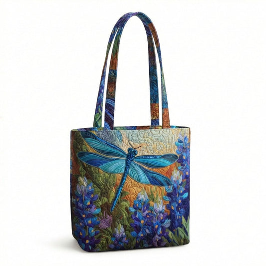 Sunset Stitch Quilted Zipper Tote Bag SN0K009