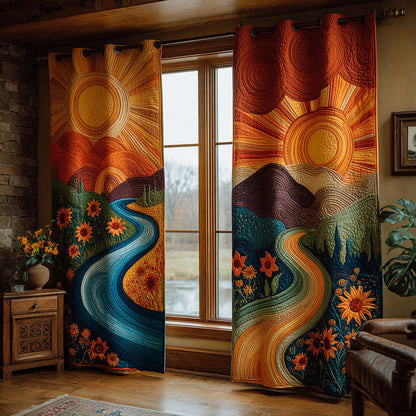 Sunspell Harmony Quilted Curtains NCU0TP0102
