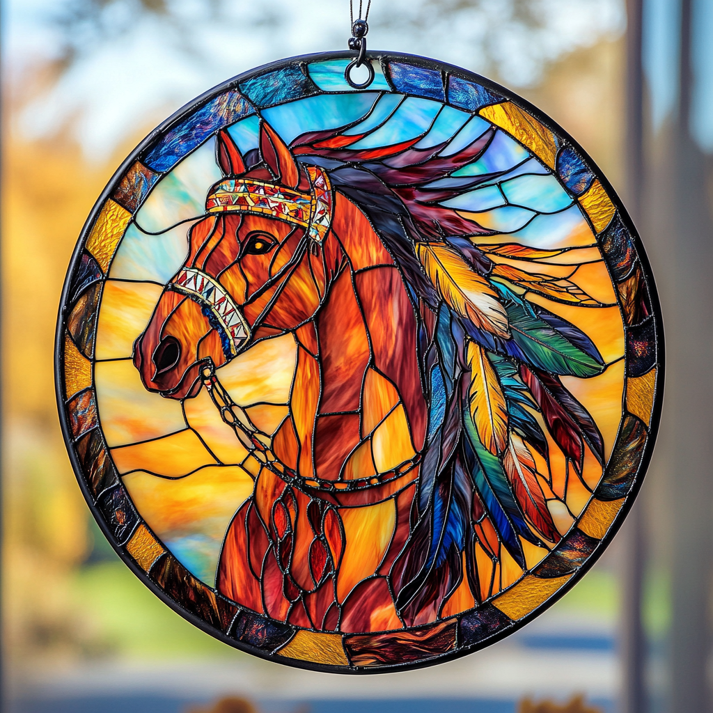 Swift Shadows Horse - Window Hanging Suncatcher NCU0PD022