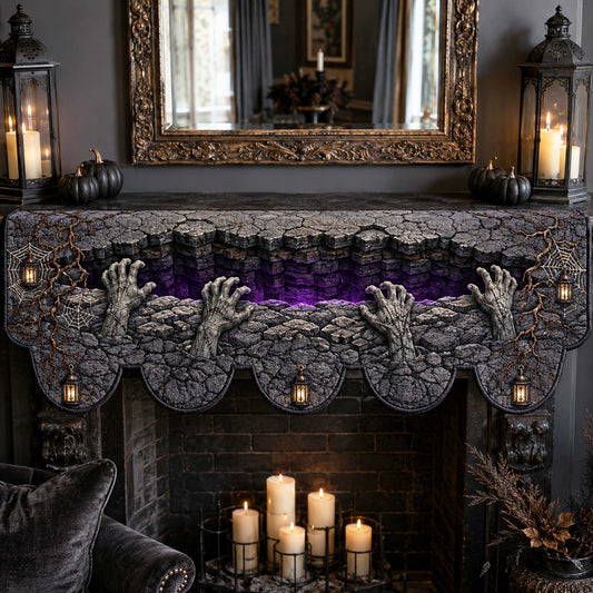Terror Portal Quilted Mantel Scarf SN0TD324