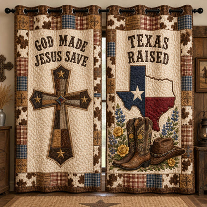 Texas Raised Quilted Curtains SN0DV076