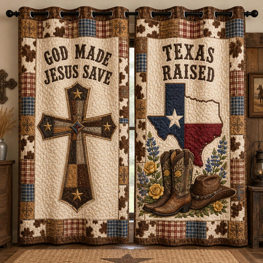 Texas Raised Quilted Curtains SN0DV076