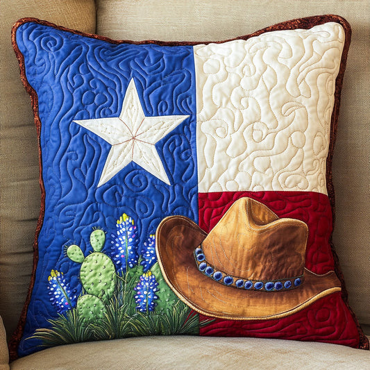 Texas Spirit Quilted Pillow Case NCU0NT5905
