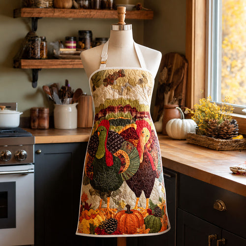 Thankful Harvest Patch Quilted Apron SN0PT295