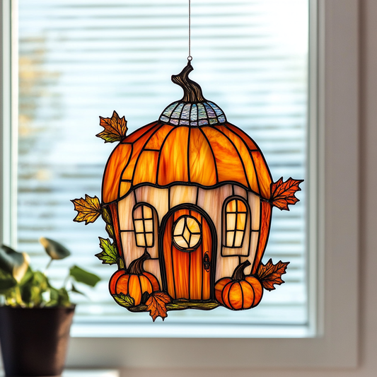 Thanksgiving Blessings House - Window Hanging Suncatcher NCU0PD164