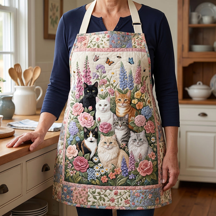 The Garden Whiskers Quilted Apron SN0DV087