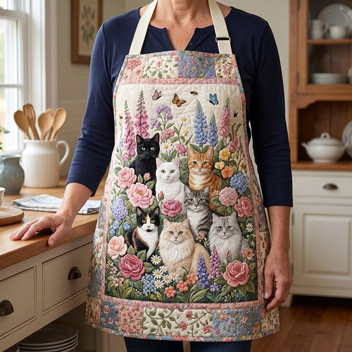 The Garden Whiskers Quilted Apron SN0DV087