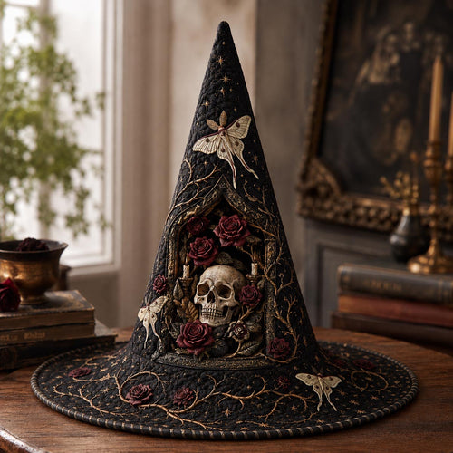 The Beauty In The Dark Quilted Witch Hat SN0DV239
