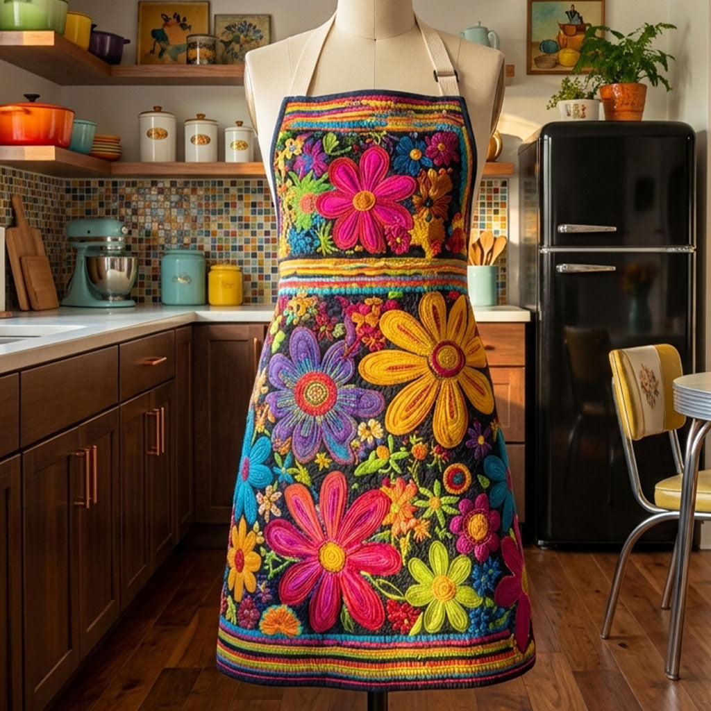 The Blooming Homestead Quilted Apron SN0PT140
