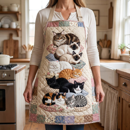 The Blooming Paws Quilted Apron SN0DV090