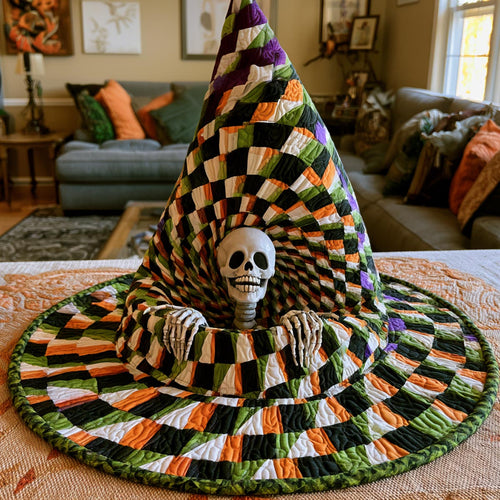 The Candy Corn Witch Quilted Witch Hat SN0DV238