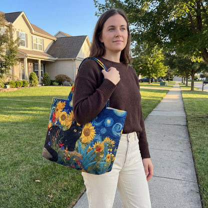 The Celestial Garden Quilted Classic Tote Bag SN0PT042