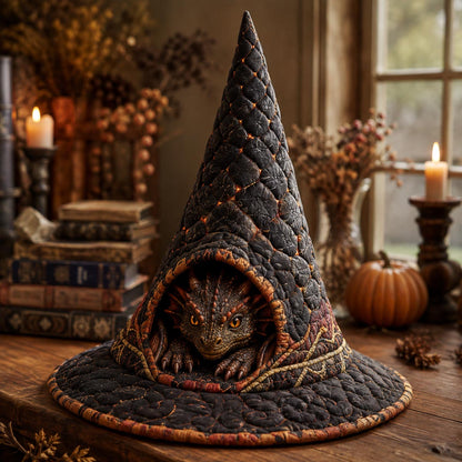 The Cinder Familiar Quilted Witch Hat SN0DV365