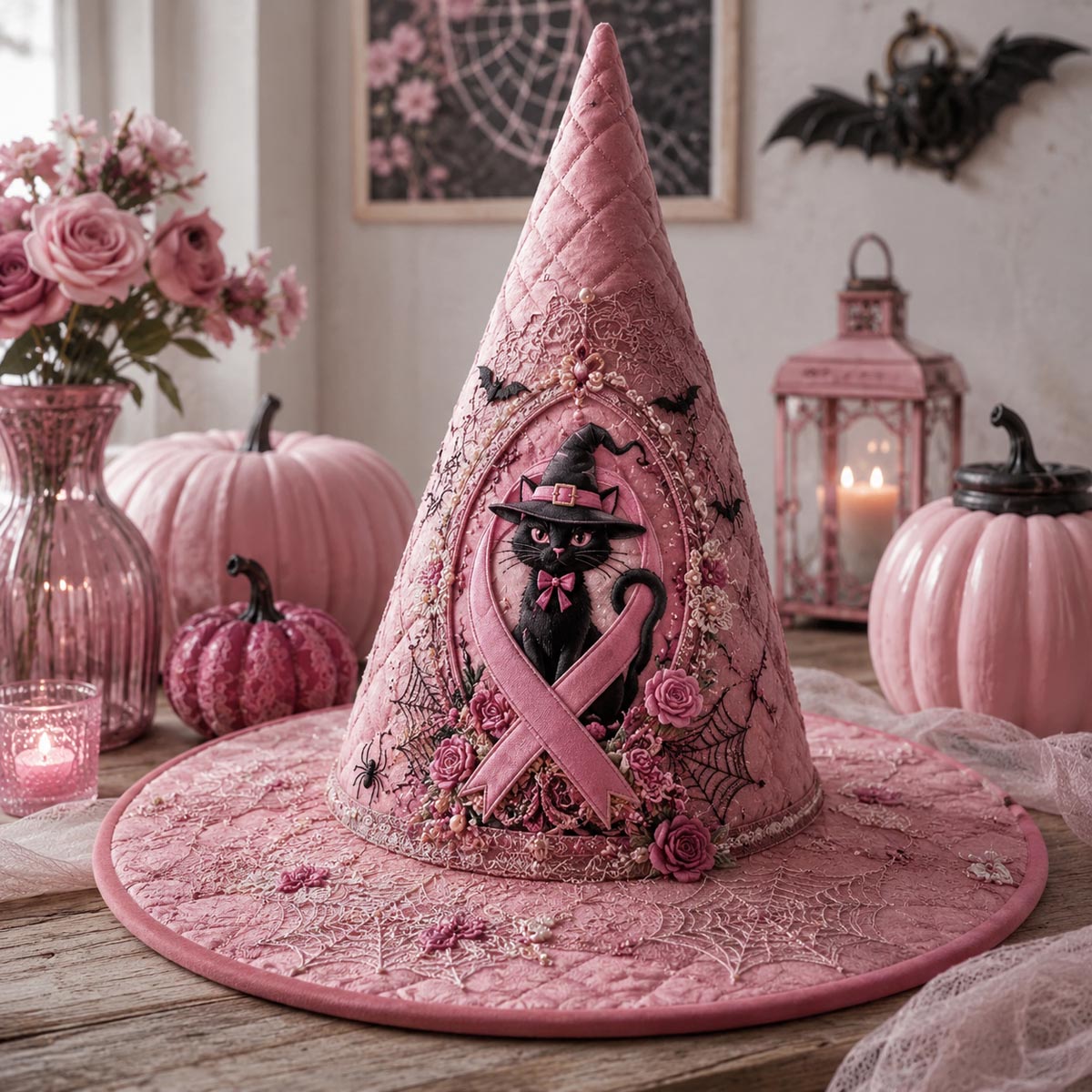 The Courage Witch Quilted Witch Hat SN0DV434