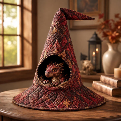 The Crimson Familiar Quilted Witch Hat SN0DV363