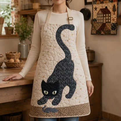 The Curious Whisker Quilted Apron SN0PT181