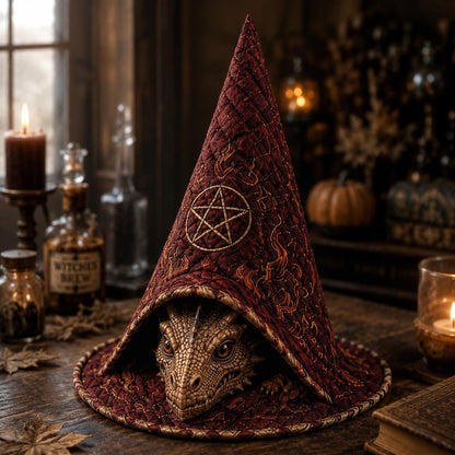The Ember Familiar Quilted Witch Hat SN0DV360