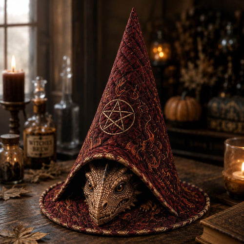 The Ember Familiar Quilted Witch Hat SN0DV360