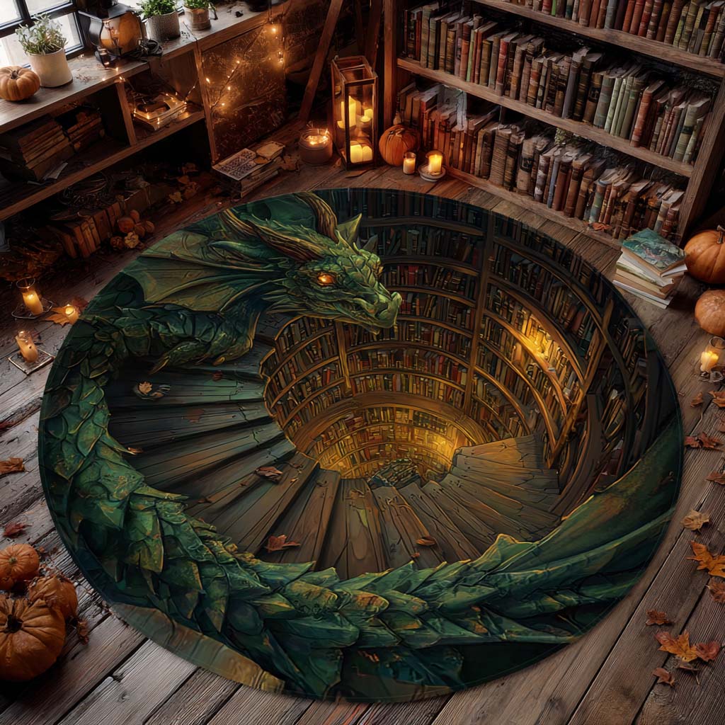 The Emerald Guardian Round Carpet NCU0XD1343