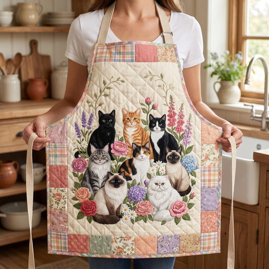 The Gentle Whiskers Quilted Apron SN0DV091