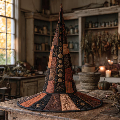 The Harvest Moon Quilted Witch Hat SN0DV267