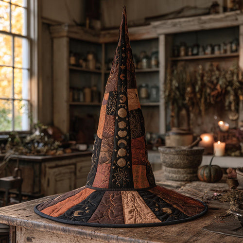 The Harvest Moon Quilted Witch Hat SN0DV267