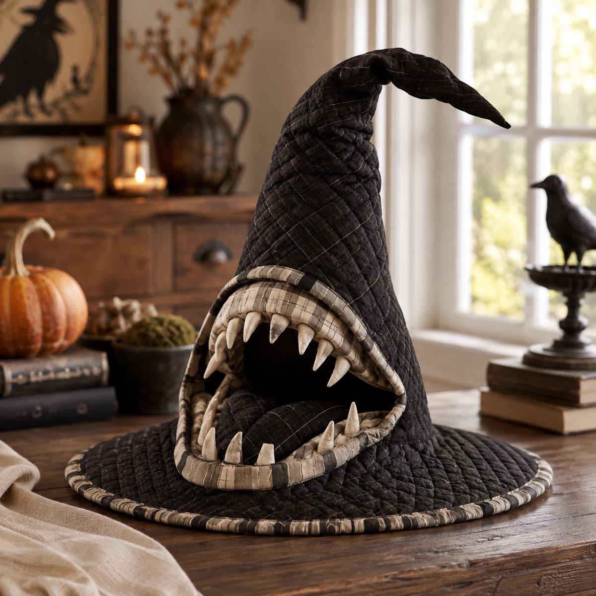 The Hungry Hex Quilted Witch Hat SN0DV232