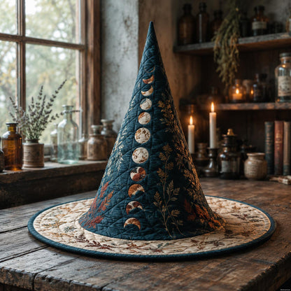 The Lunar Witch Quilted Witch Hat SN0DV273