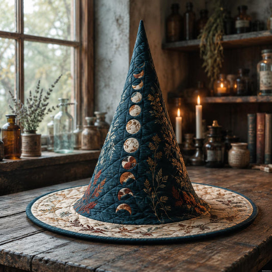 The Lunar Witch Quilted Witch Hat SN0DV273