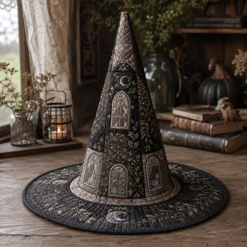 The Midnight Chapel Quilted Witch Hat SN0DV265