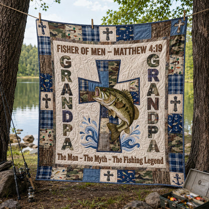 The Old Fisherman’s Proudest Catch Quilted Blanket SN0PT085