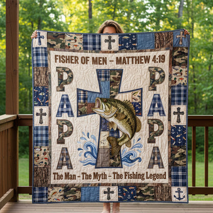 The Patriarch’s Fishing Legacy Quilted Blanket SN0PT086
