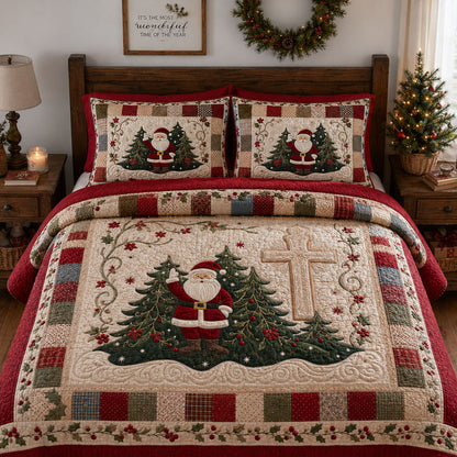 The Promised King 3-Piece Quilted Bedding Set SN0PT430