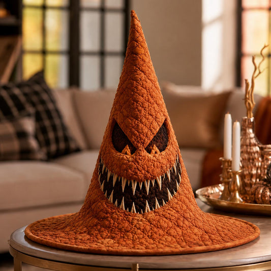 The Pumpkin Hex Quilted Witch Hat SN0DV237