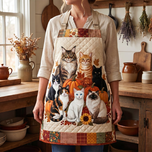The Purrfect Gathering Quilted Apron SN0DV088