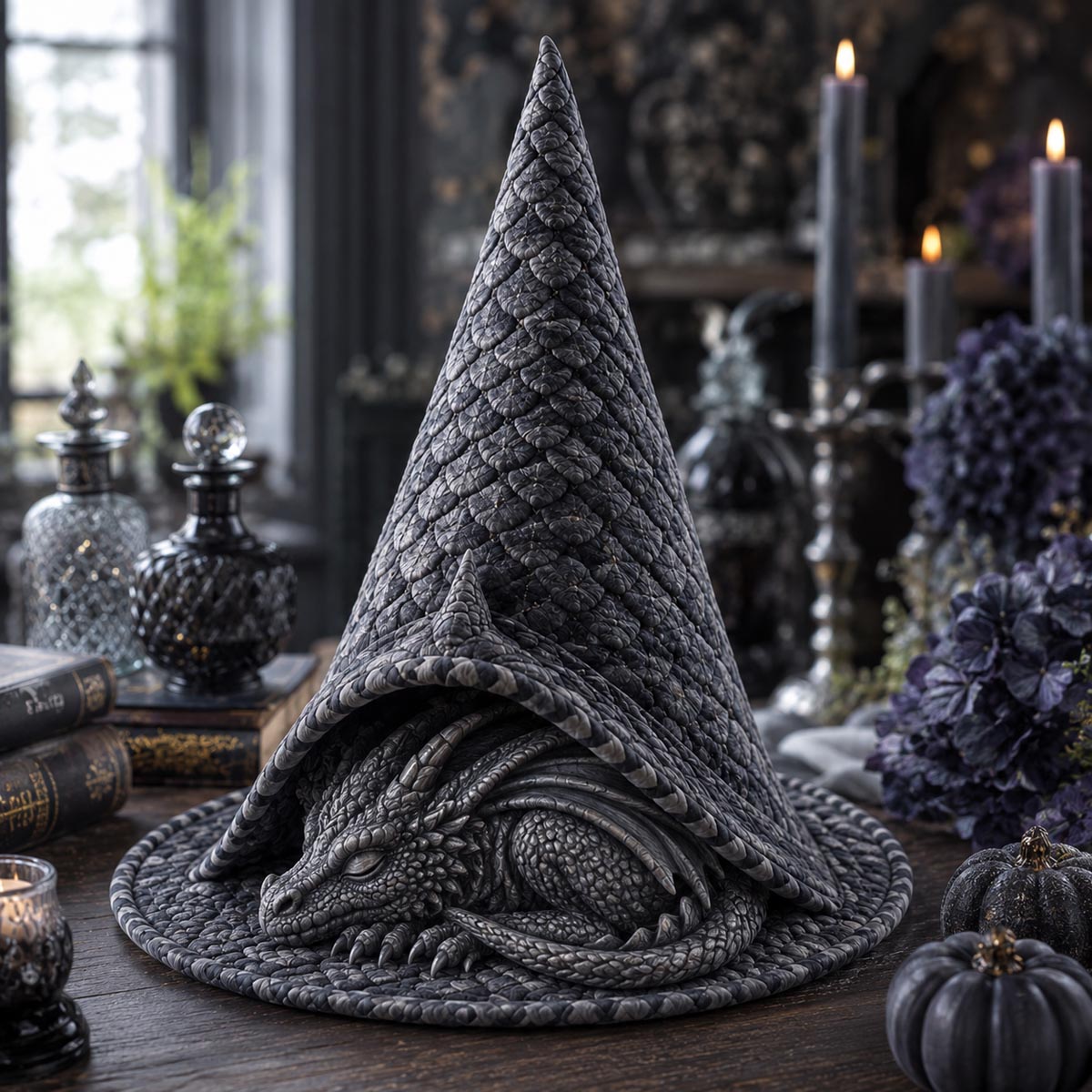 The Shadow Drake Quilted Witch Hat SN0DV362