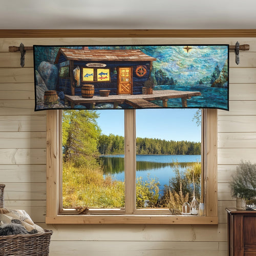 The Timber Cabin Quilted Valance NCU0PT5063