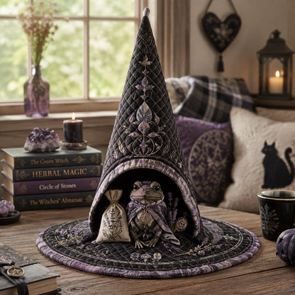 The Toad Familiar Quilted Witch Hat SN0DV270