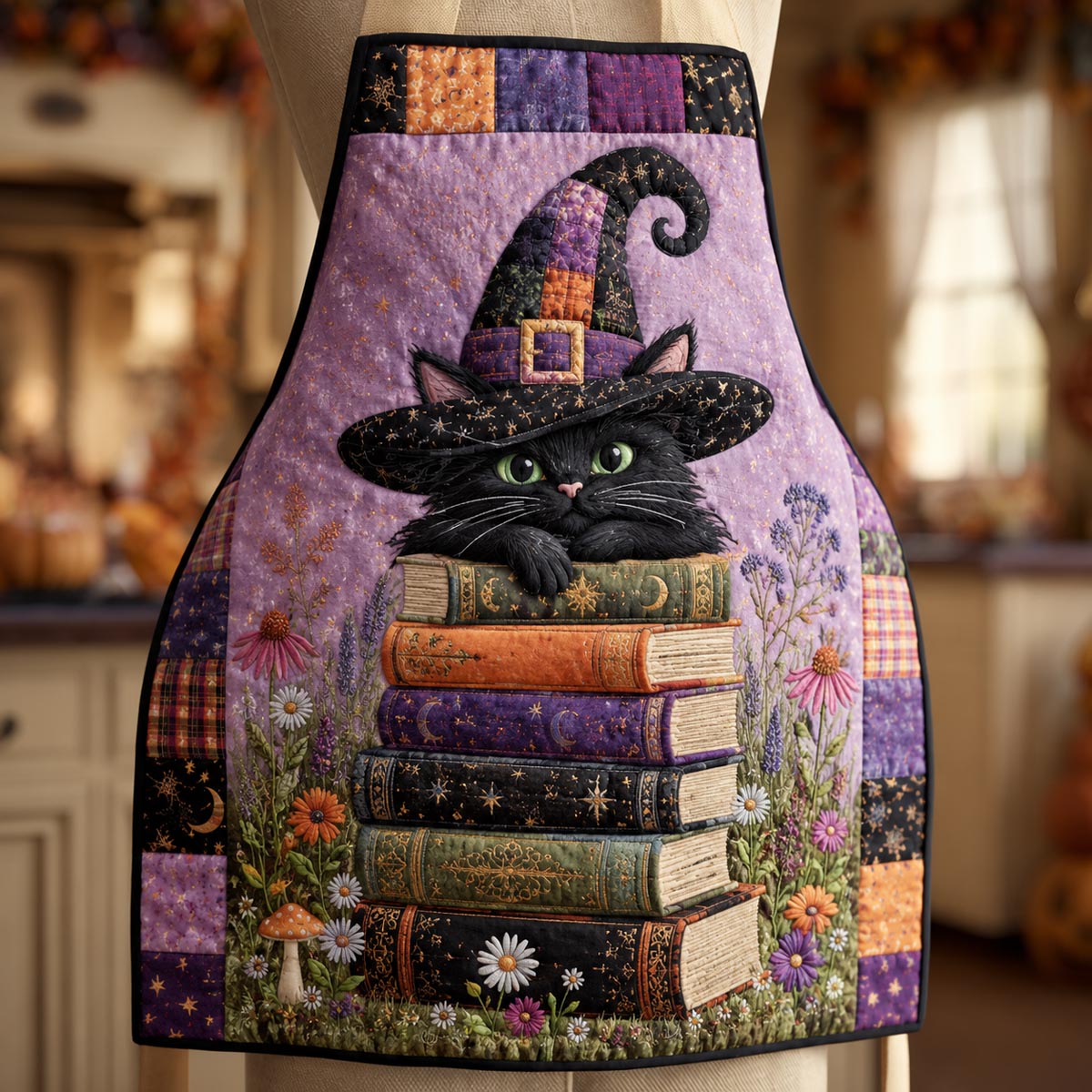 The Witch Library Quilted Apron SN0DV136