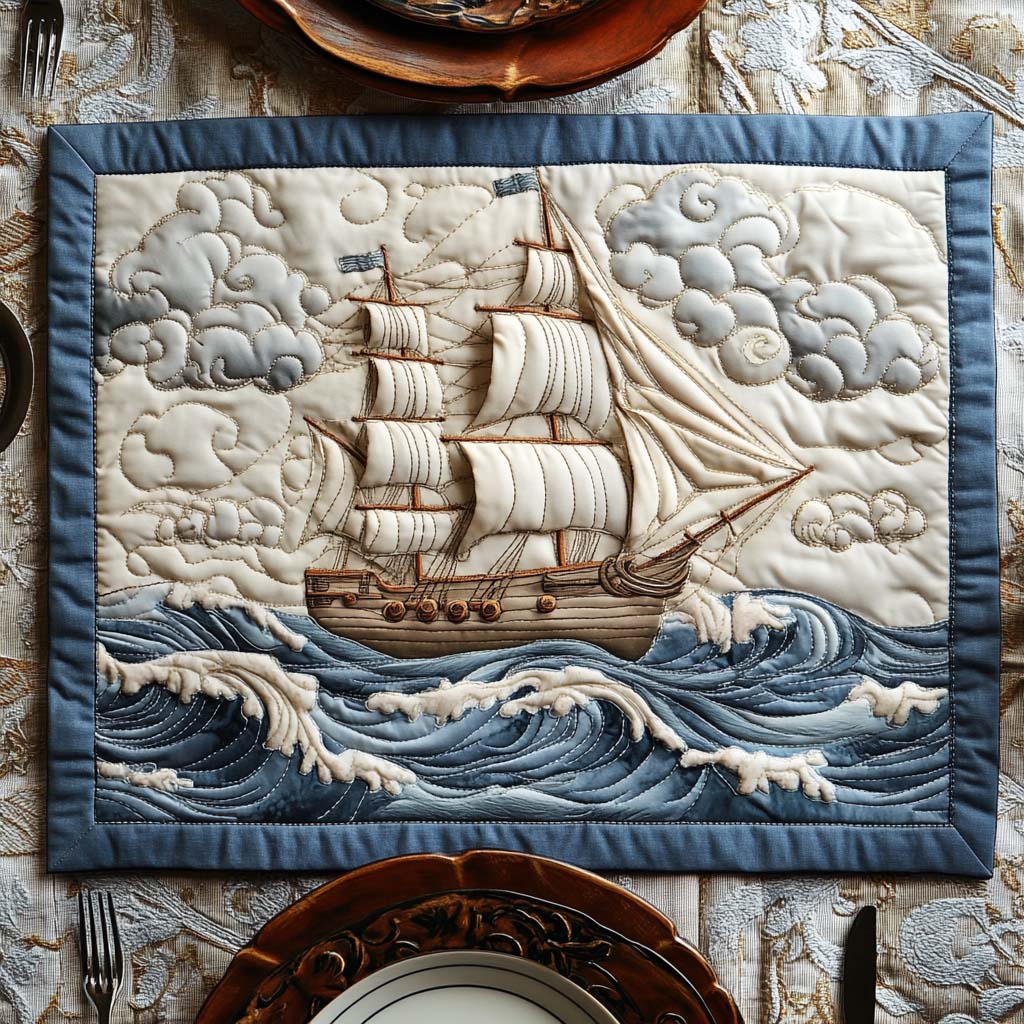Tide of Dreams Quilted Place Mat NCU0DV3036