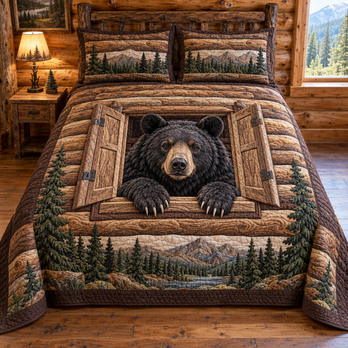 Timber Guardian 3-Piece Quilted Bedding Set SN0TV816