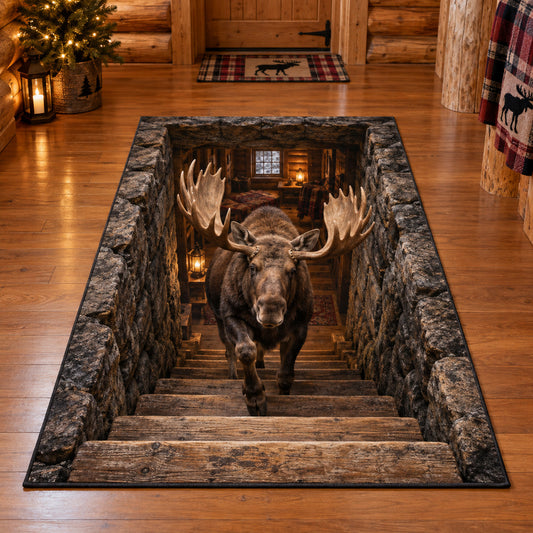 Timber Moose Area Rug SN0TV693