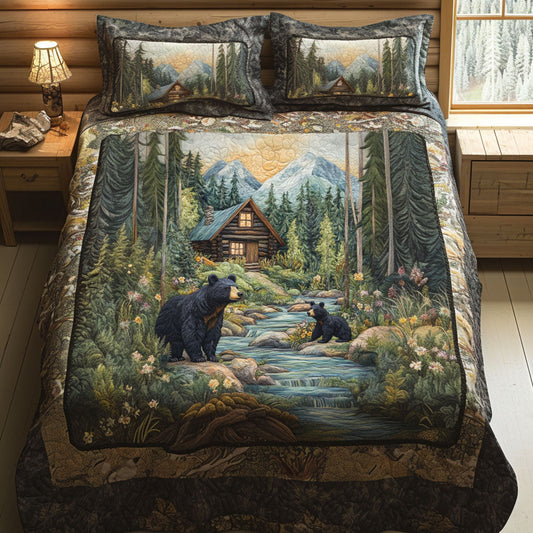 Timber Trails 3-Piece Quilted Bedding Set NCU0DV2710