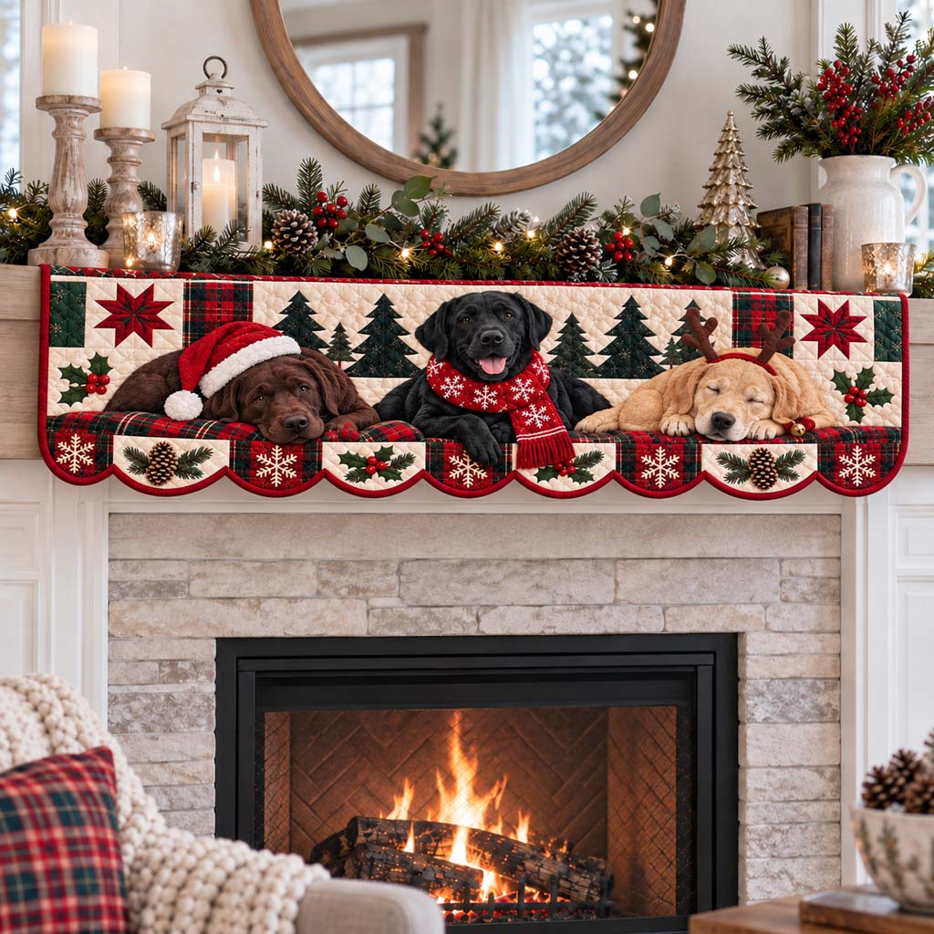 Timberland Labrador Trio Quilted Mantel Scarf SN0HH0473