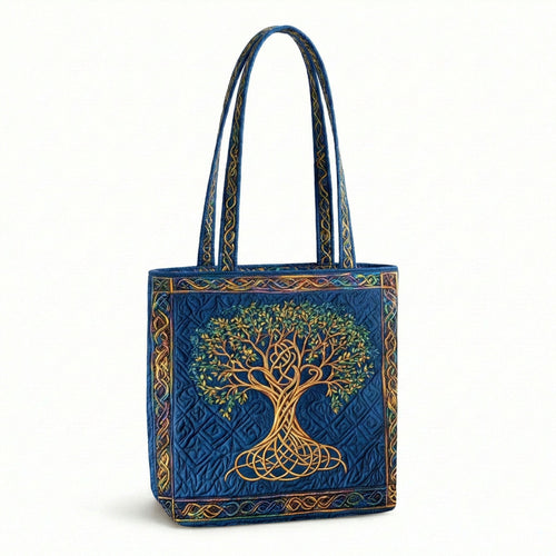 Timeless Grove Quilted Zipper Tote bag SN0NT010