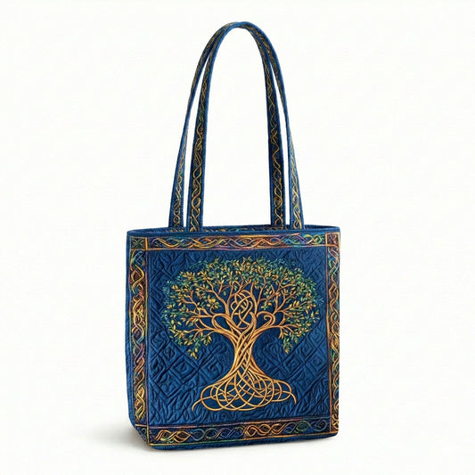 Timeless Grove Quilted Zipper Tote bag SN0NT010