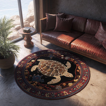 Timeless Shell Round Carpet NCU0PT9880