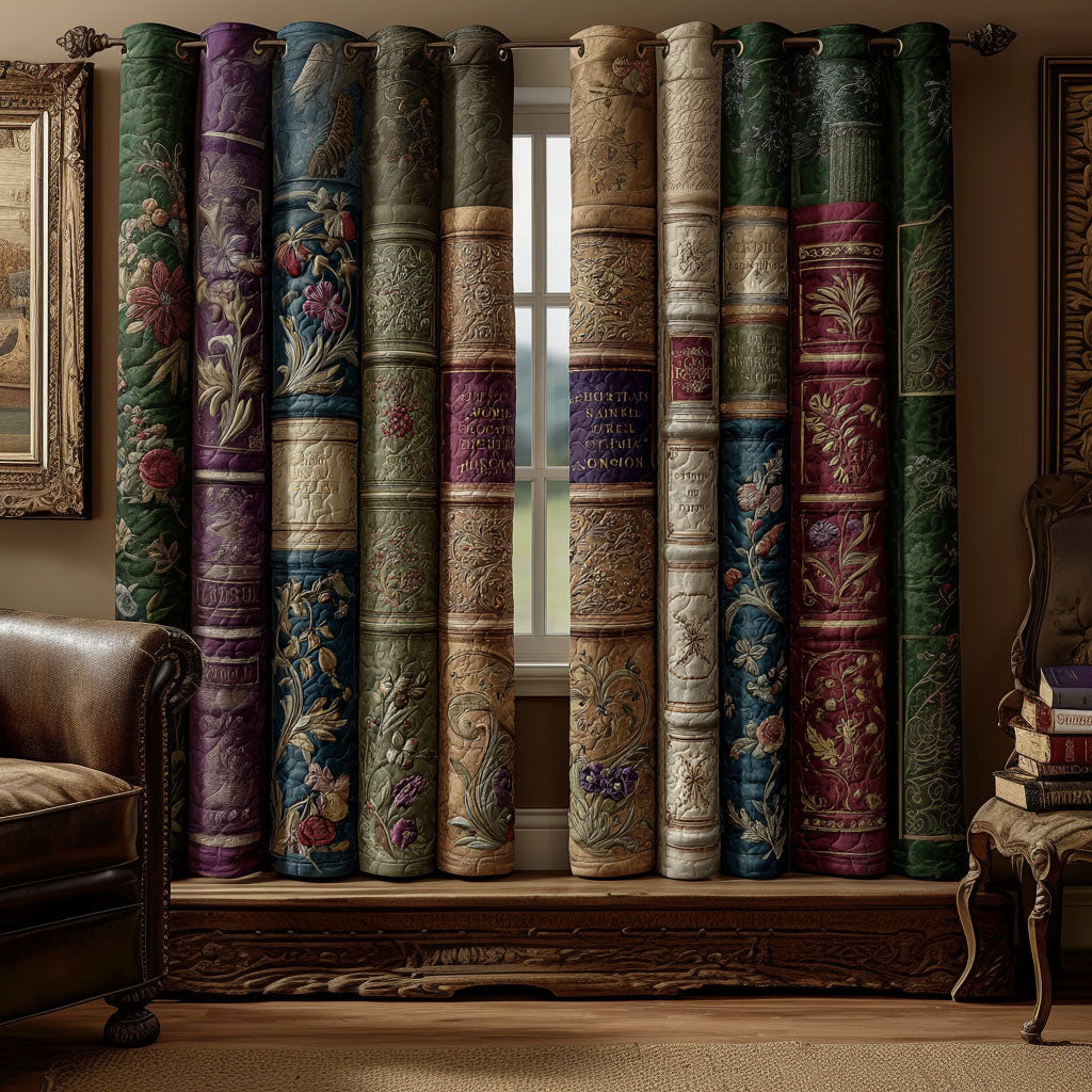 Timeless Tome Garden Quilted Curtains NCU0TP0171