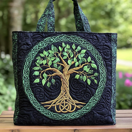 Timeless Tree Quilted Tote Bag NCU0DK9728