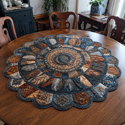 Timeless Western Soul Custom Shape Quilted Table Topper SN0PT834
